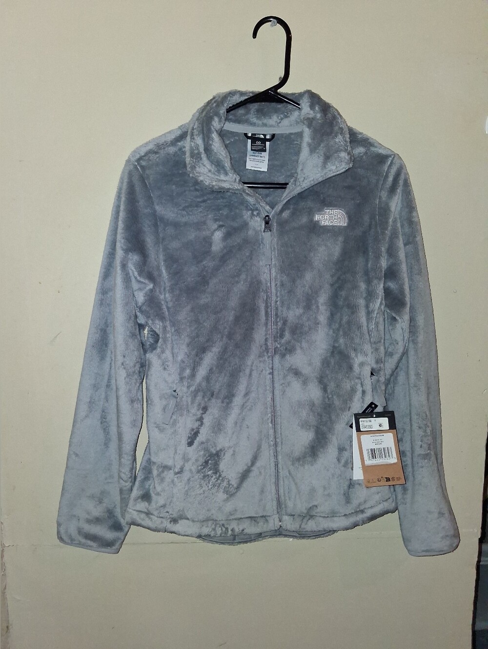 NWT The North Face Osito Fleece Jacket Womens Size Medium In Grey